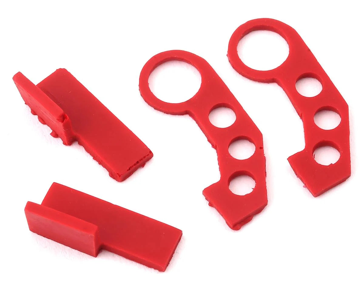Sideways RC SDW-JDMHST3-RD Scale Drift JDM Tow Hook (Red) (2) (Style 3)