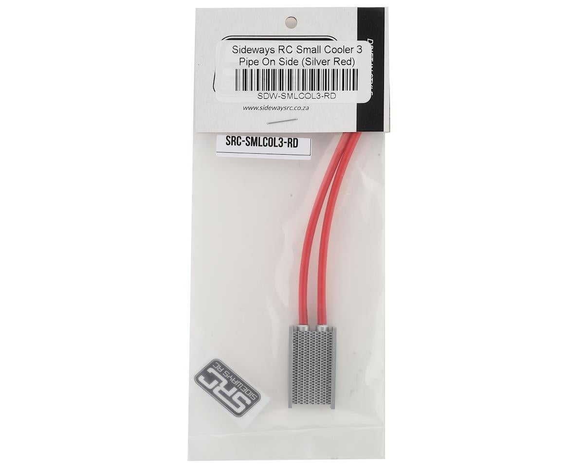 Sideways SDW-SMLCOL3-RD RC Scale Drift Side Pipe Intercooler V3 (Red) (Small)