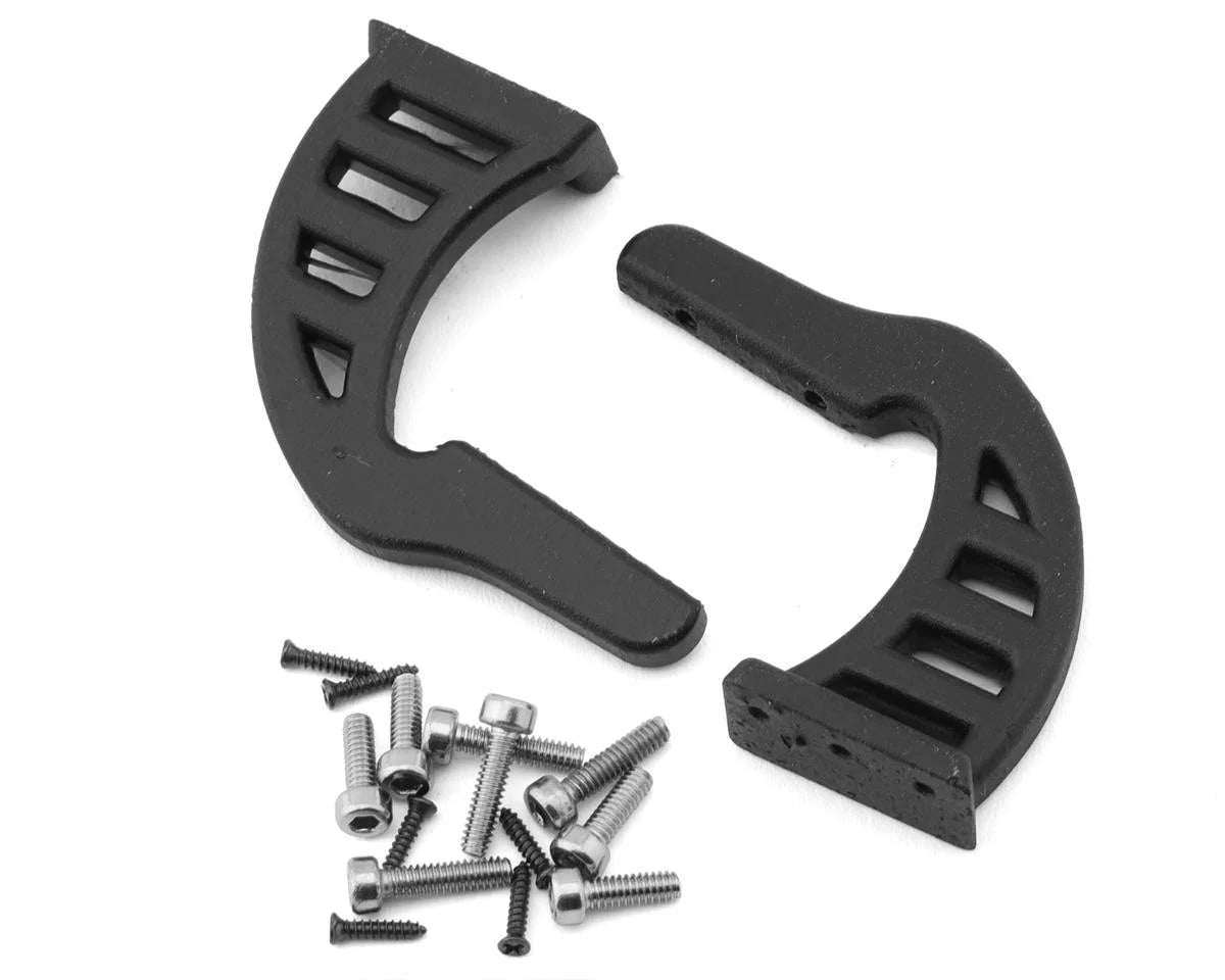 Sideways RC SDW-SNMOUNT-V2 Swan Neck Scale Drift Wing Mounts V2 (Black) (2)