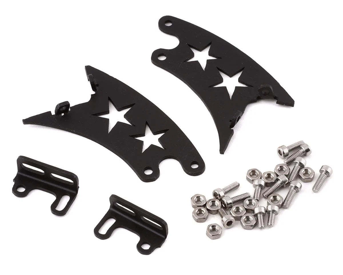 Sideways RC SDW-WMEDGE2-B Edge Mount 2 Scale Drift Wing Mount (Black)