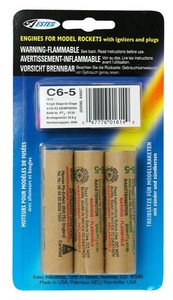 ESTES 1614 C6-5 Model Rocket Engines (3pk)