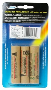 ESTES 1613 C6-3 Model Rocket Engines (3pk)