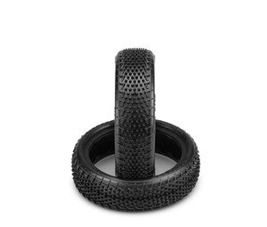 JC CONCEPTS JCO3165010 Fuzz Bite Low Profile Front Tire, fits Slim 2.2" Buggy Front Wheel, Pink Compound