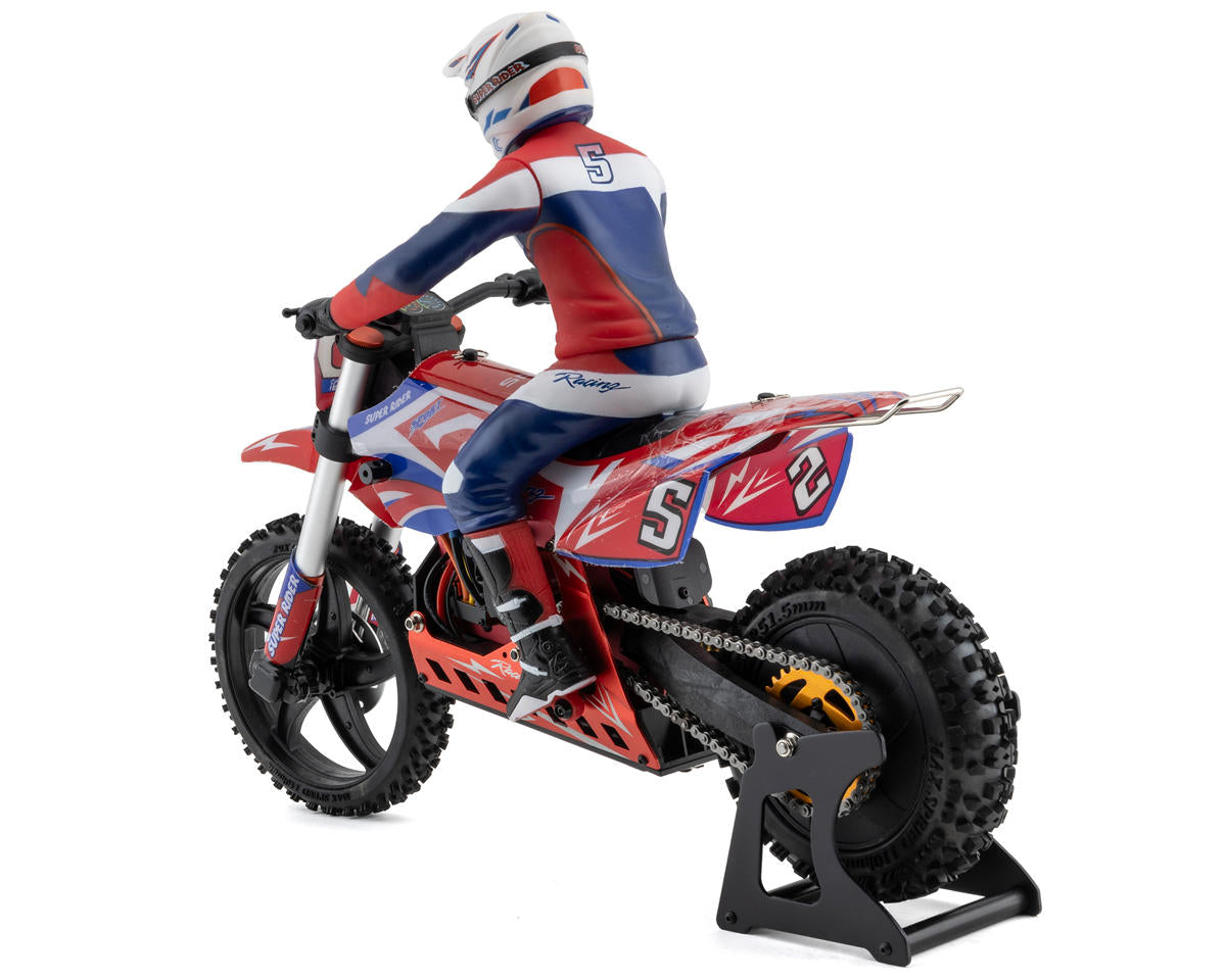 SkyRC SKY-700001-05 Super Rider SR5 RTR 1/4 Brushless Dirt Bike (Red) w/2.4GHz Radio, Battery & Charger