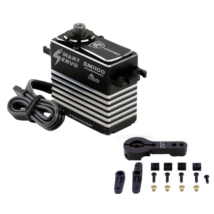 Powerhobby SM1100 78KG Super MEGA couple engrenages en acier WP servo Programmable intelligent