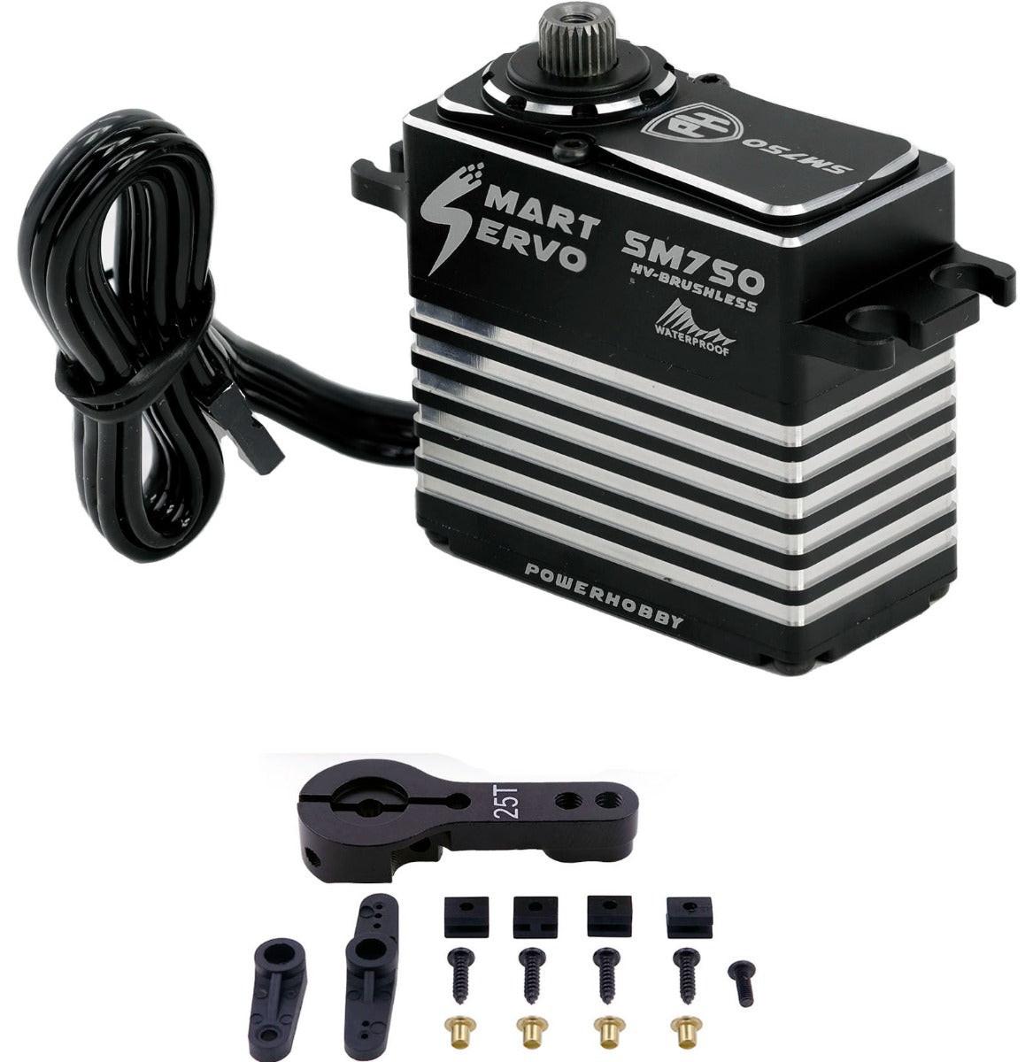 Powerhobby SM750 54KG Super Torque Steel Gears WP Smart Servo / Winch