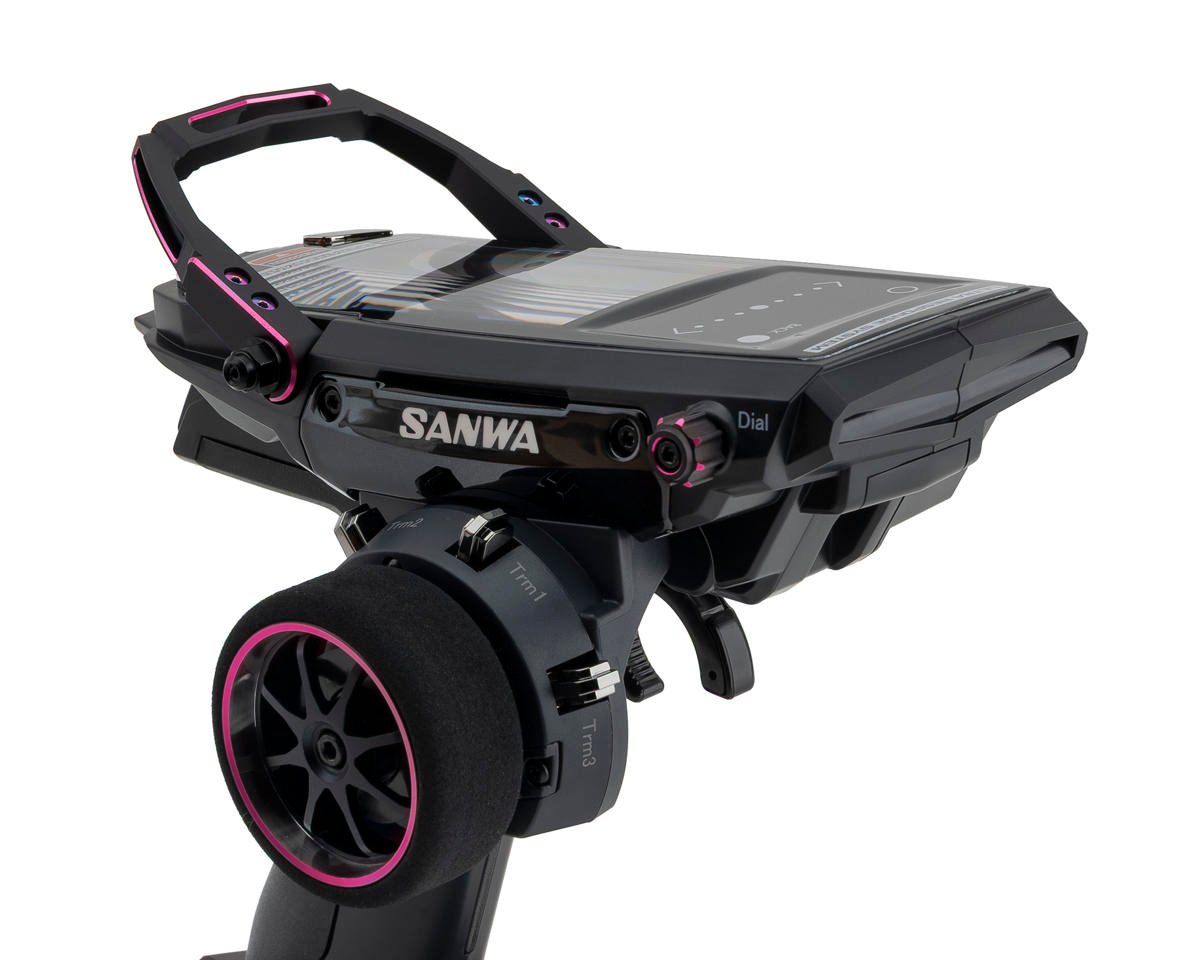 Sanwa/Airtronics SNW101A33063A Limited Edition M17 FH5 4-Channel 2.4GHz Radio System (Pink) w/RX-493i Receiver