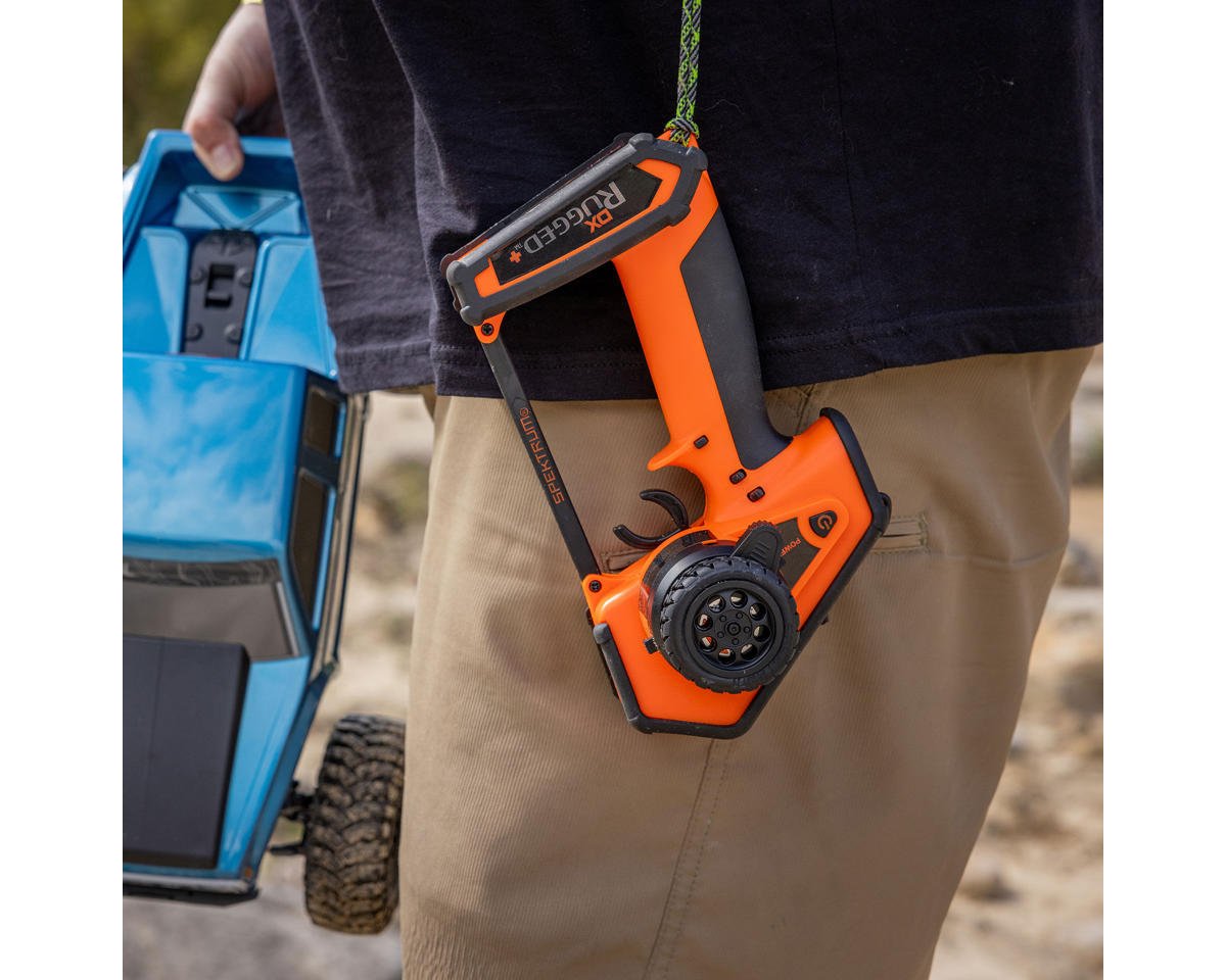 Spektrum SPMR6220O RC DX Rugged+ 12-Channel DSMR+ Surface Radio (Transmitter Only) (Orange)