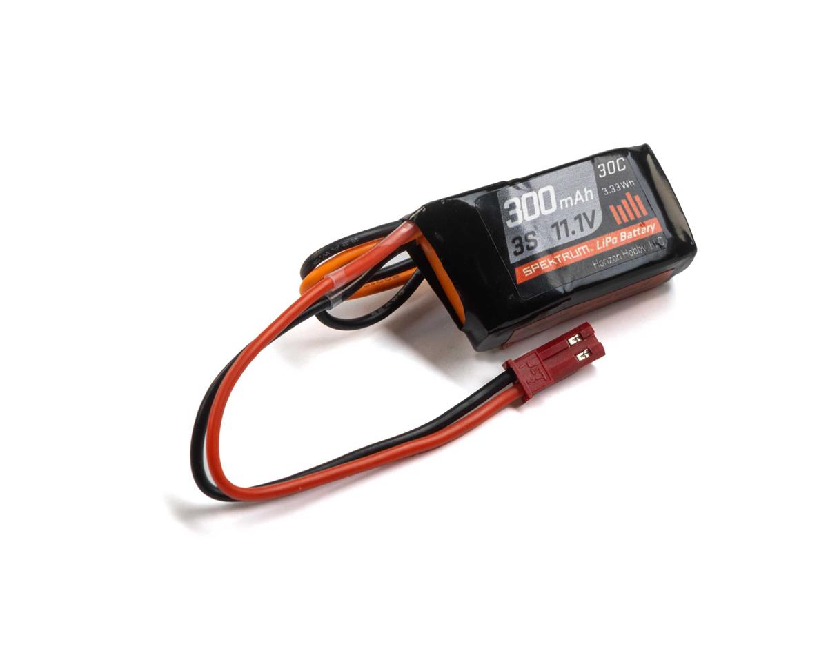 SPEKTRUM RC SPMX3003SJ30 3S 11.1V 300mAh 30C LiPo Battery: RCY