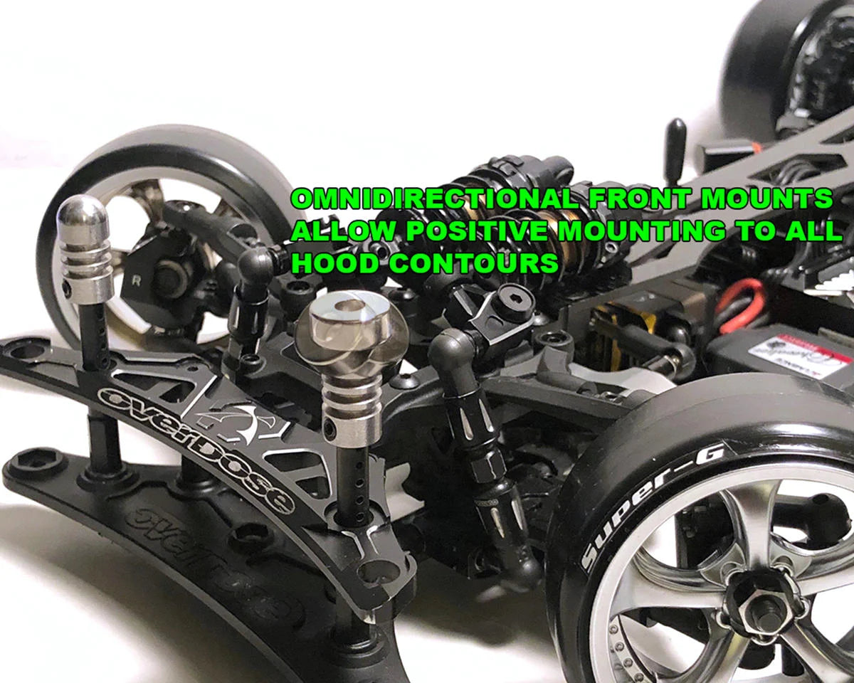 Scale Reflex SRF888100 Gorilla Mounts Magnetic Body Mount Kit (Black)