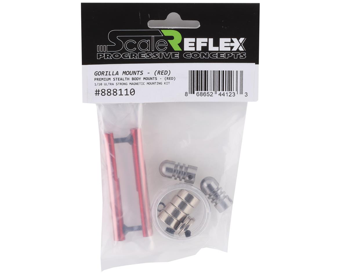 Scale Reflex SRF888110 Gorilla Mounts Magnetic Body Mount Kit (Red)