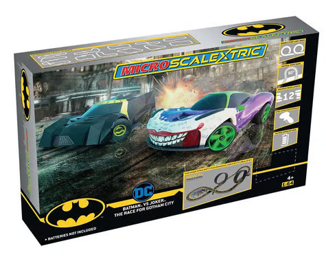 Scalextrics SSRG1177T Micro Scalextric Batman vs Joker The Race For Gotham City - US