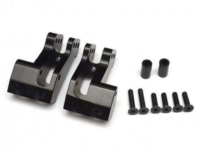 STRC STA31165BK Aluminum Rear 4-Link Mount, (1pair) Axial Yeti