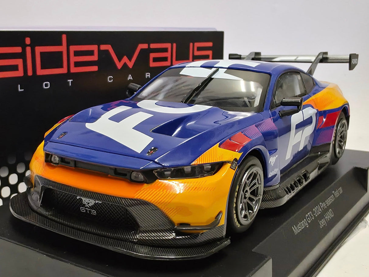 Sideways Ford Mustang GT3 2024 Test Car 1/32 Slot Car SWCAR10A Racer
