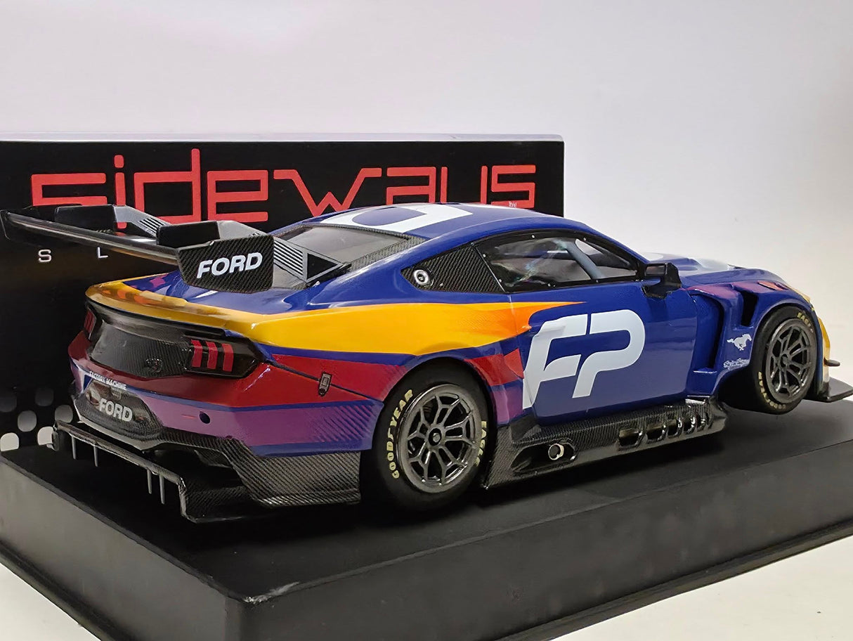 Sideways Ford Mustang GT3 2024 Test Car 1/32 Slot Car SWCAR10A Racer