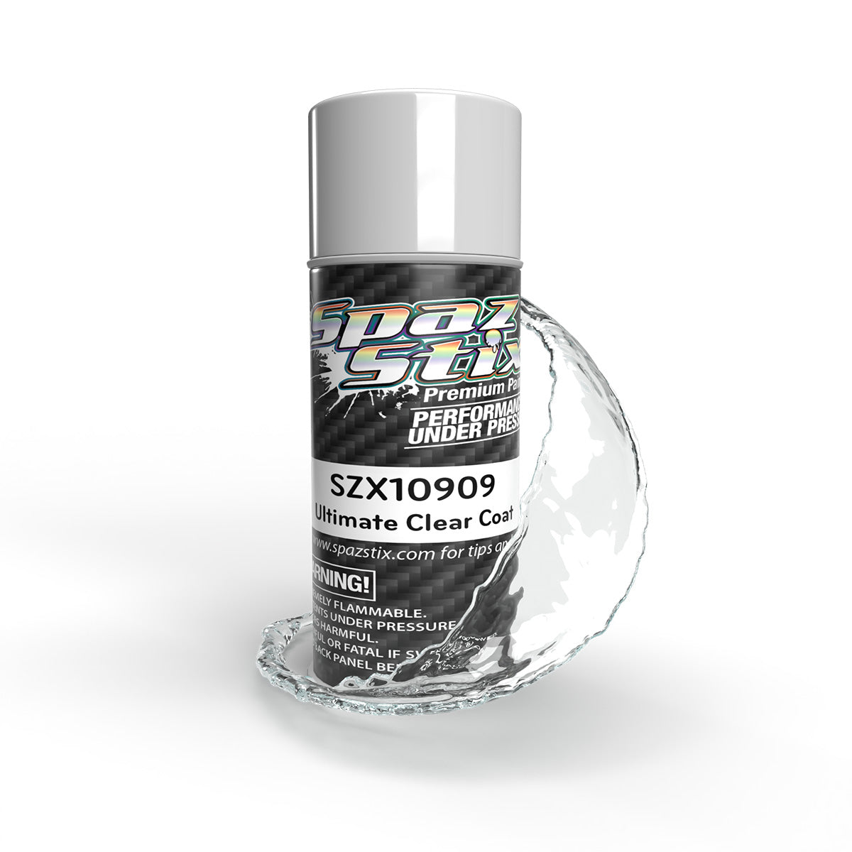 Spaz Stix SZX10909 Ultimate Clear Coat for Mirror Chrome, Aerosol Paint, 3.5oz