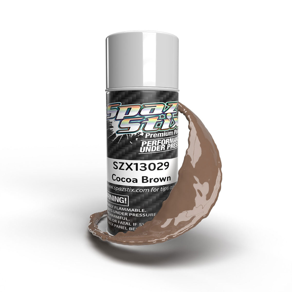 Spaz Stix 13029 Cocoa Brown Aerosol Paint, 3.5oz Can