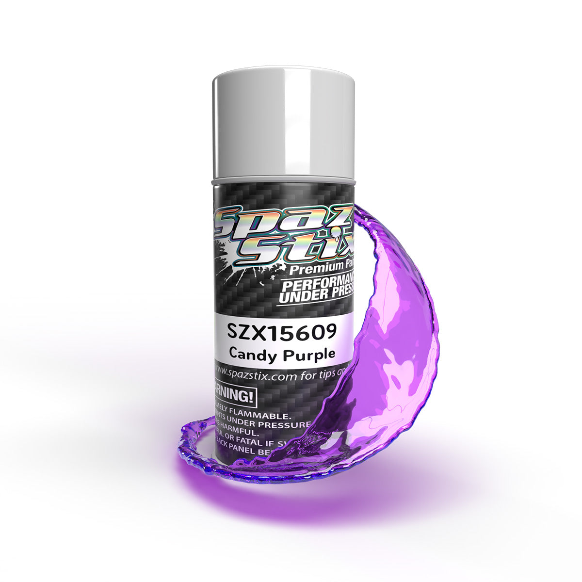 Spaz Stix 15609 Candy Purple Aerosol Paint, 3.5oz Can