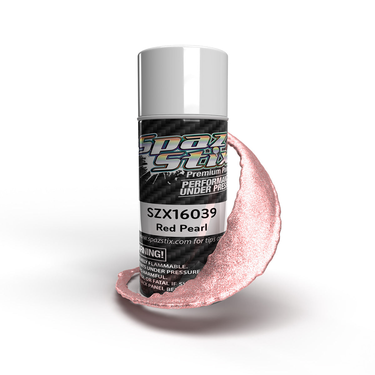 Spaz Stix SZX16039 Red Pearl Aerosol Paint, 3.5oz Can