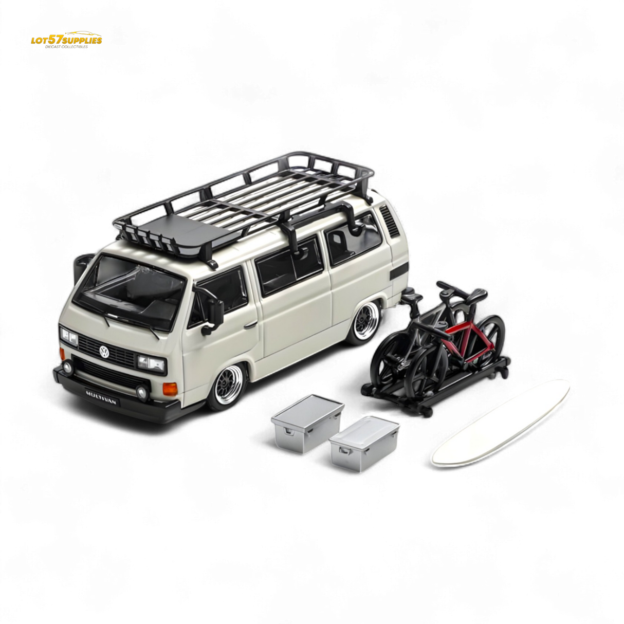Mortal VW T3 Lowrider White 1:64