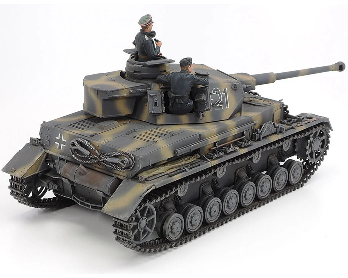 Tamiya TAM25209 1/35 German Tank Panzerkampfwagen IV Ausf.G Early Production Model Kit w/Motorcycle (Limited Edition)