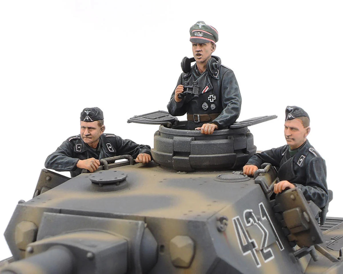Tamiya TAM25209 1/35 German Tank Panzerkampfwagen IV Ausf.G Early Production Model Kit w/Motorcycle (Limited Edition)