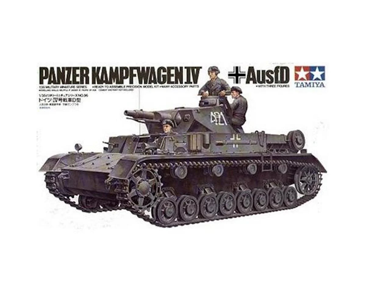Tamiya TAM35096 1/35 German PZKPW IV AUSFD Kit