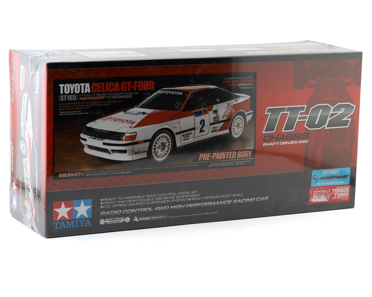 Tamiya TAM47491-60A Toyota Celica GT-Four 1/10 4WD Electric Touring Rally Kit (TT-02) (Pre-Painted Body)