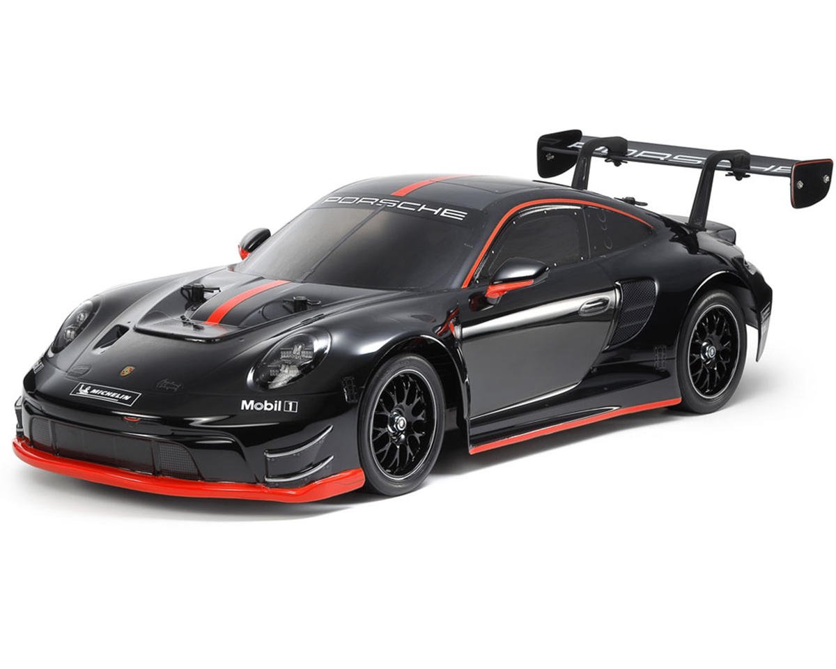 Tamiya TAM47512 TT-02 Porsche 911 GT3 R 1/10 4WD Electric Touring Car Kit w/Pre-Painted Body (Black)