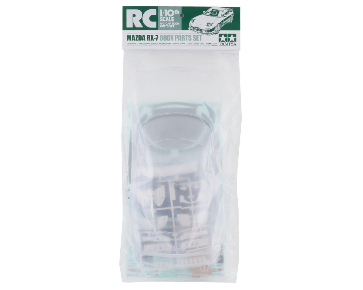 Tamiya 51270 Mazda RX-7 1/10 Touring Car Body w/Parts Set (Clear)