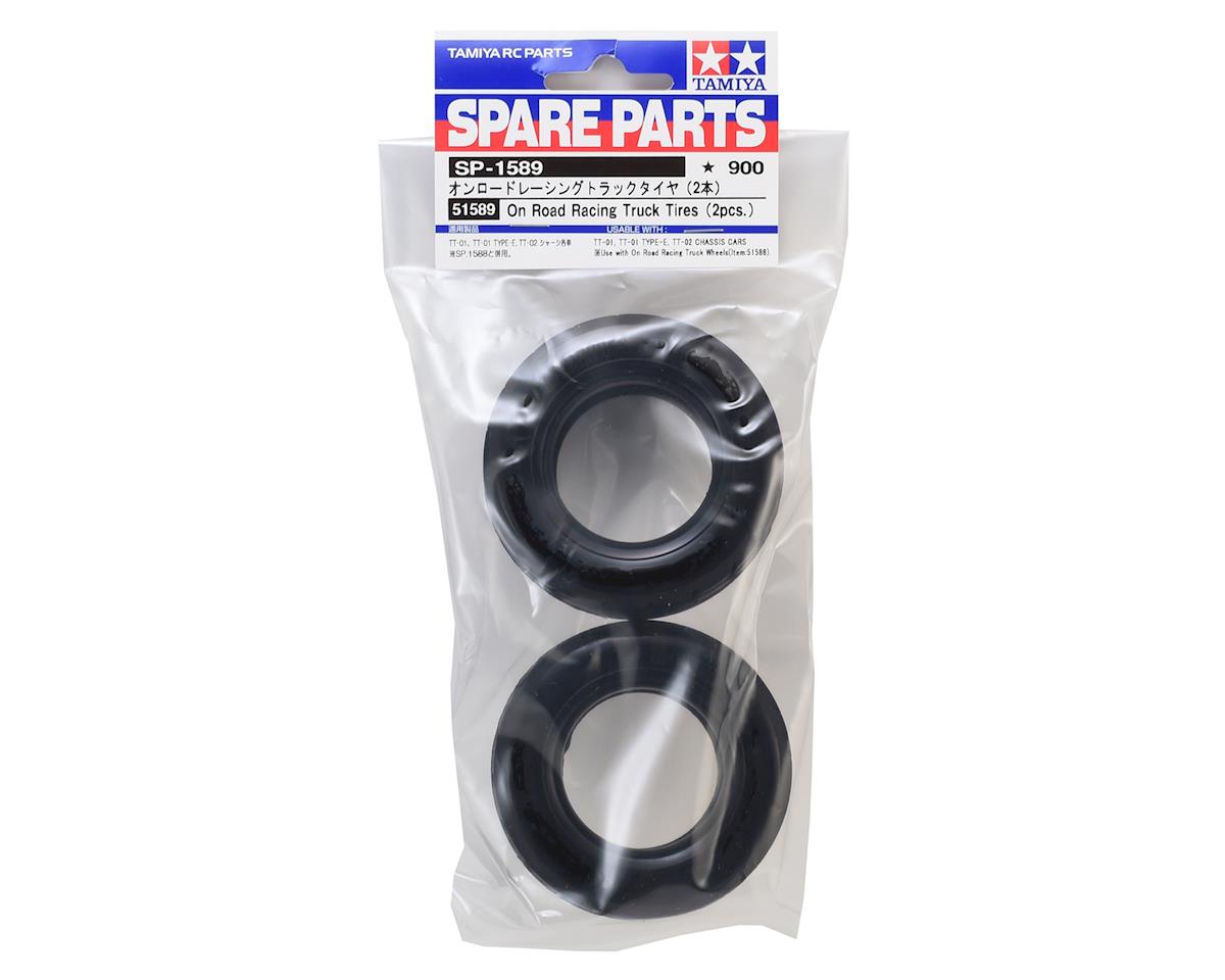 Tamiya 51589 TT-01 Racing Truck On-Road Semi Truck Tires (2)