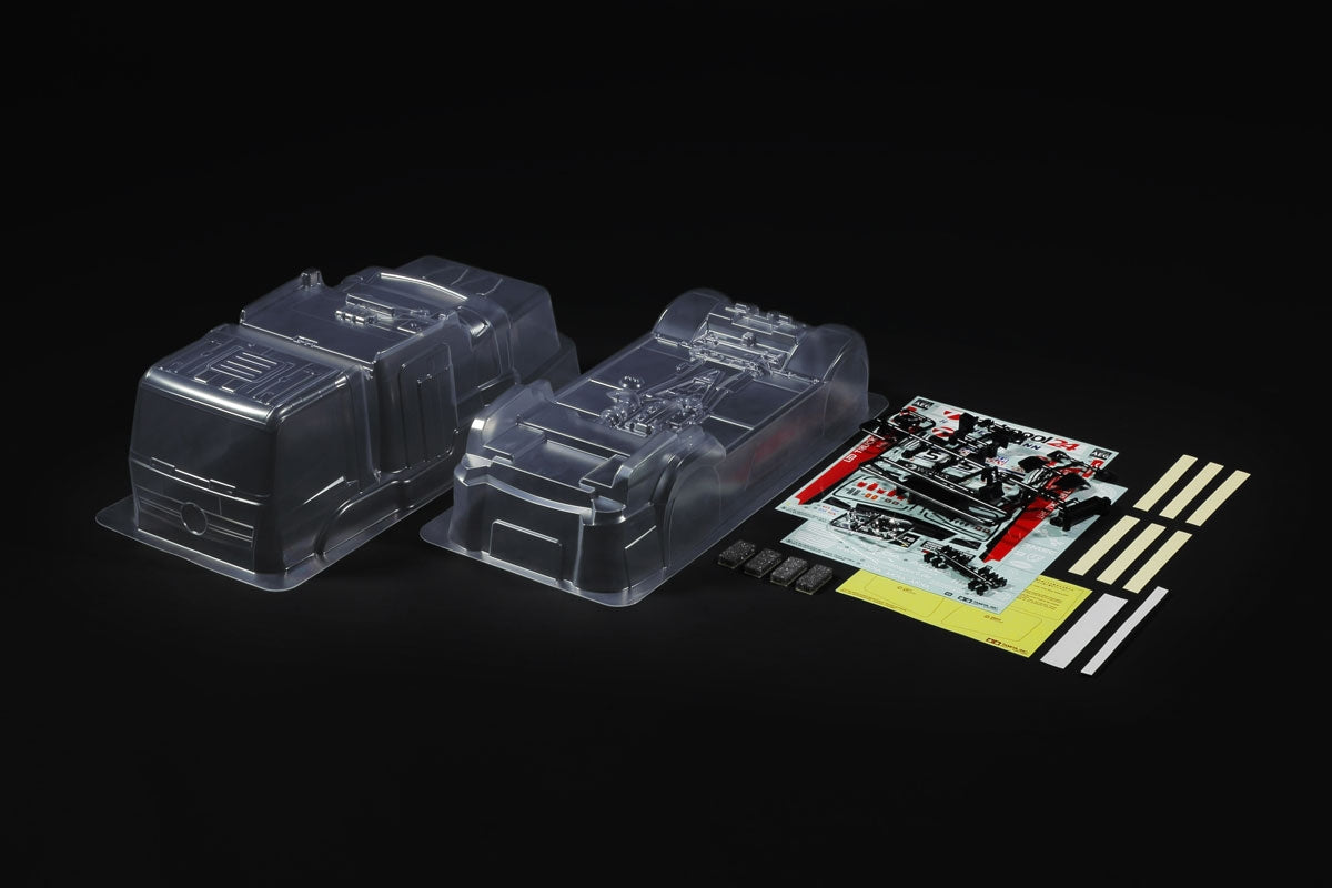Tamiya 51654 RC Body Set, Race Truck Actros Mercedes-Benz, MP4 Motorsport