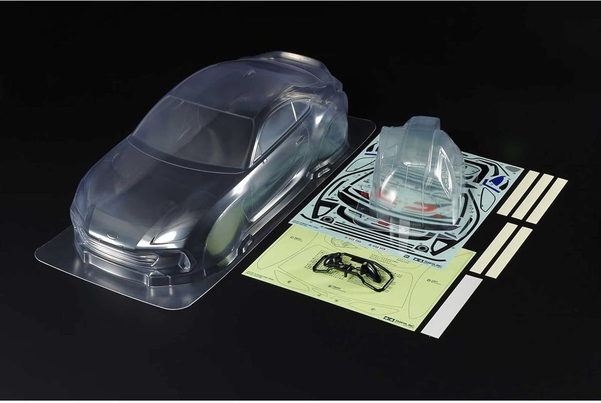 Tamiya 51677 1/10 SUBARU BRZ ZD8 Clear Body Parts Set