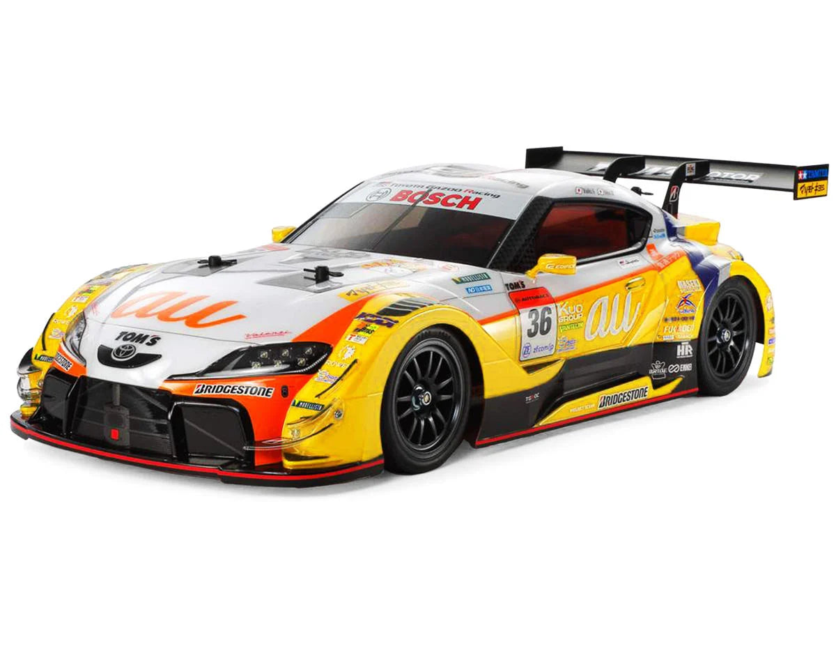 Tamiya TAM51678 AU TOM's GR Supra Body w/Parts Set (Clear)