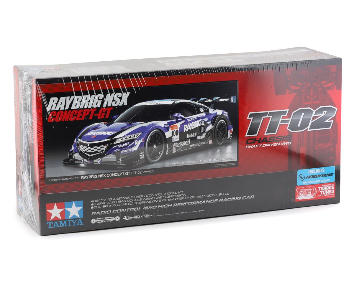 TAMIYA 58599-60A Raybrig NSX Concept-GT 1/10 4WD Electric Touring Car Kit (TT-02)