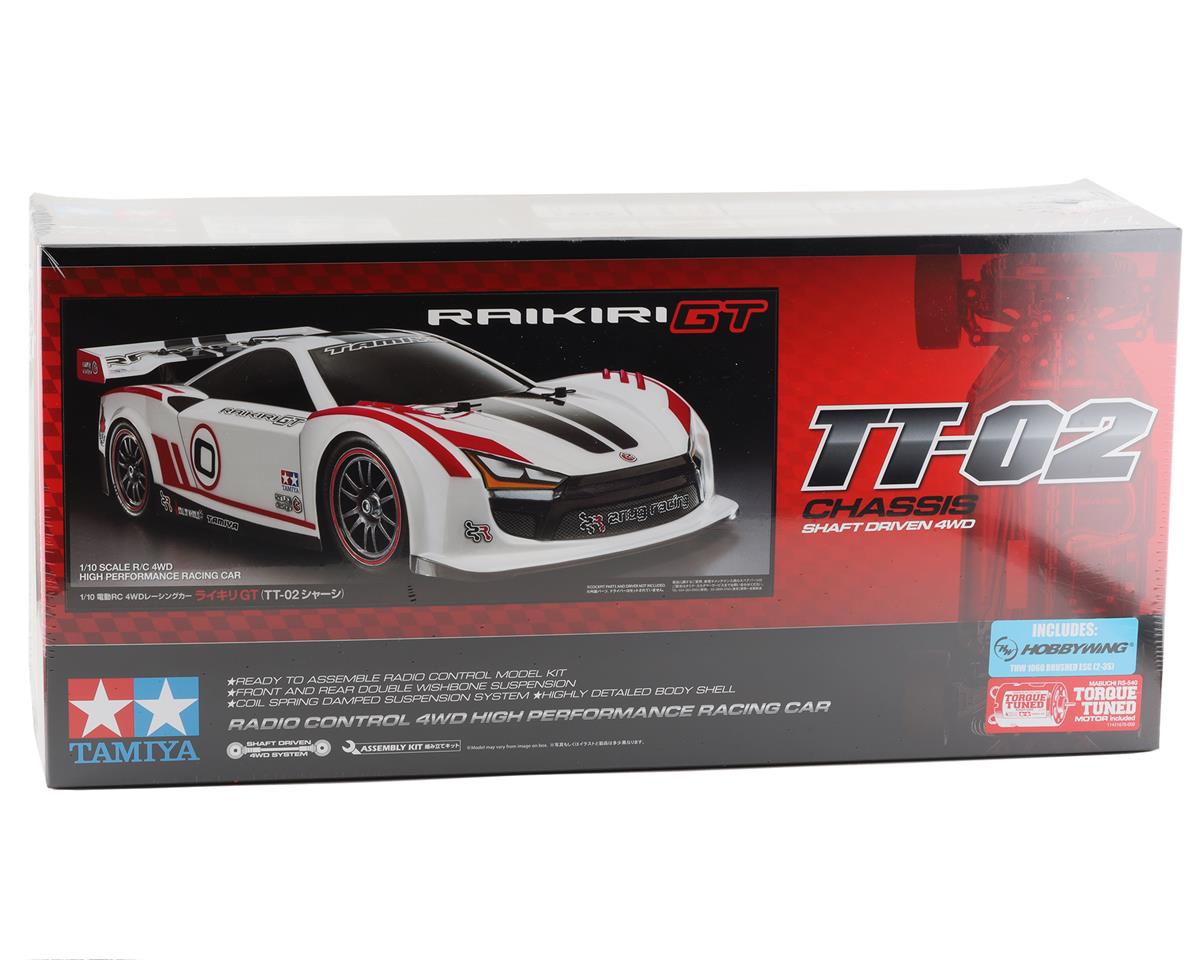 Tamiya TAM58626-60A Raikiri GT TT-02 1/10 4WD Kit de turismo eléctrico