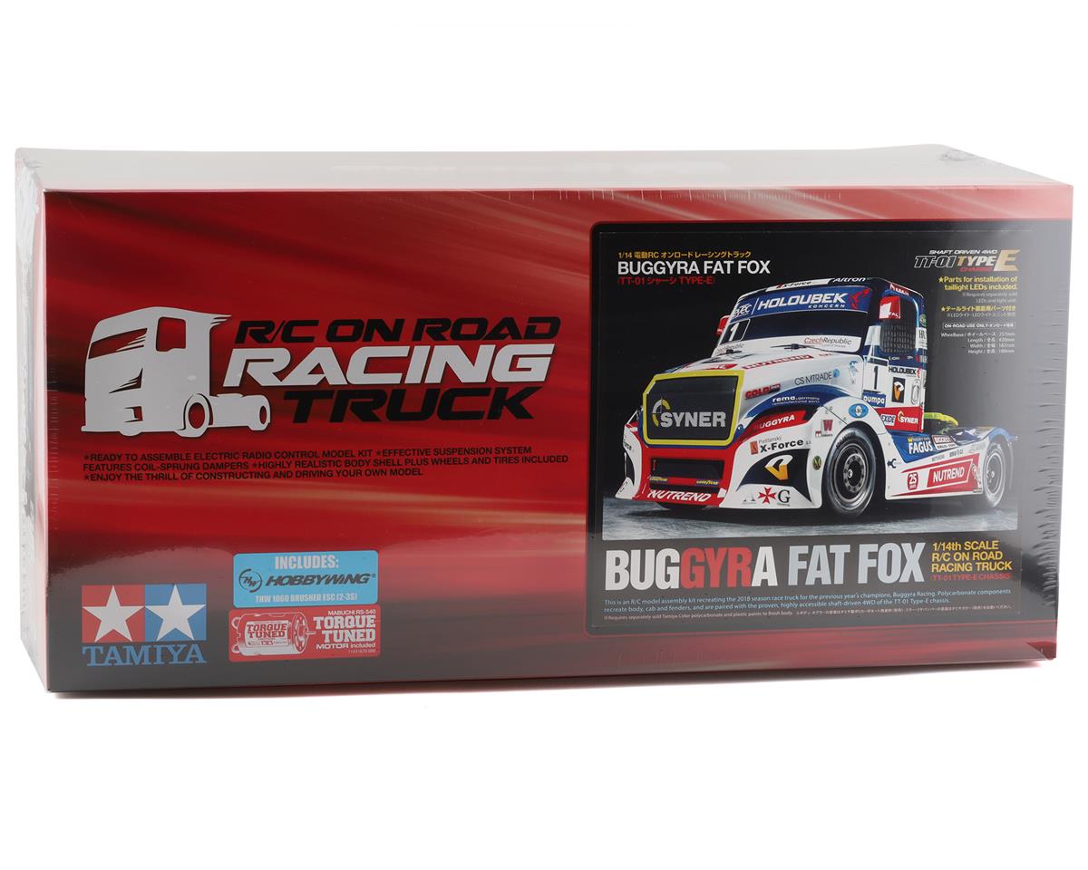 Tamiya 58661-60A Buggyra Fat Fox 1/14 4WD On-Road Semi Truck Kit