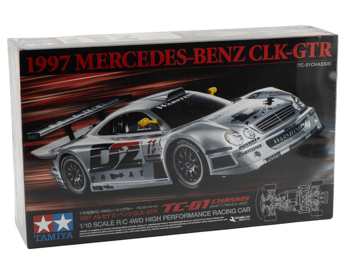 TAMIYA 58731 1997 Mercedes-Benz CLK-GTR 1/10 4WD Electric Touring Car Kit (TC-01)