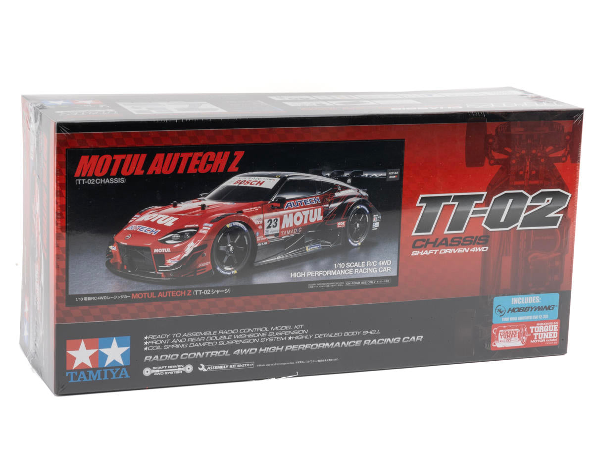 Tamiya 58735-60A Motul Autech Nissan Z 1/10 4WD Electric Touring Car Kit (TT-02)
