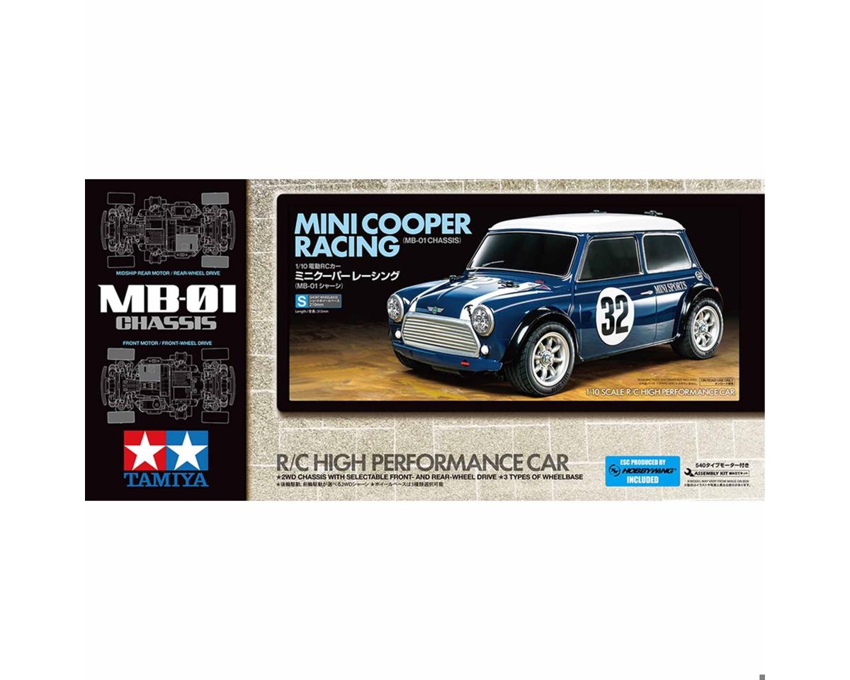 Tamiya TAM58747 Mini Cooper Racing Electric 1/10 FWD/RWD On-Road Kit (MB-01)