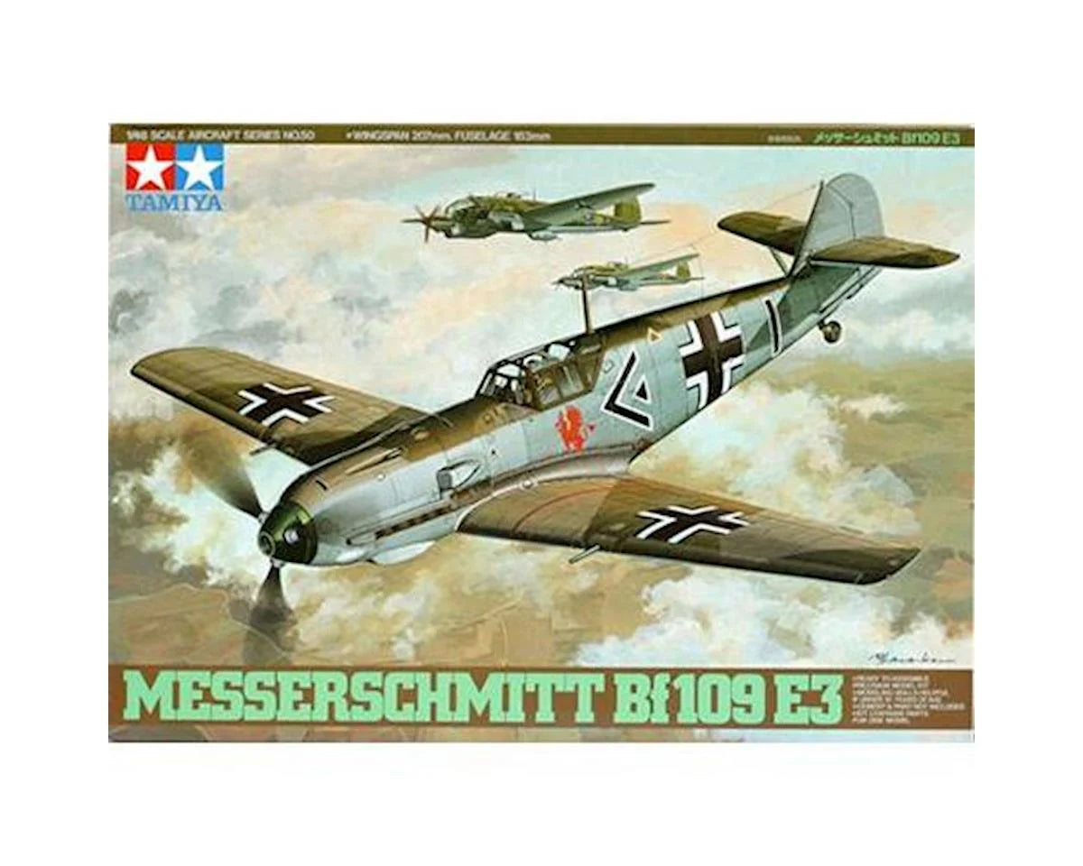 Tamiya TAM61050 1/48 Messerchmitt BF 109E E-3 Model Kit
