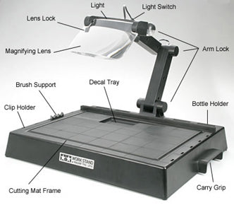 TAMIYA 74064 Workstation with Magnifying Lens