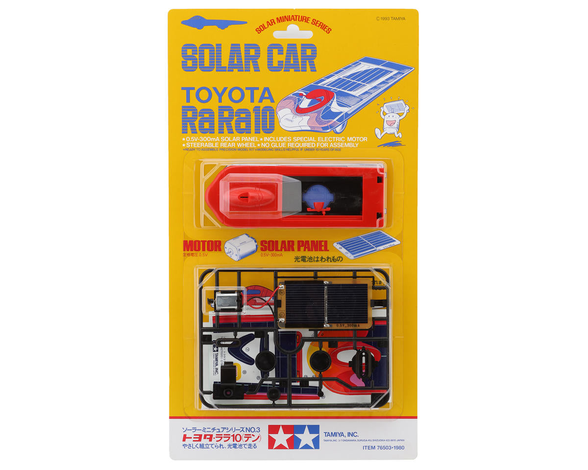 Tamiya TAM76503 Toyota RaRa X Solar Car Kit (Red)