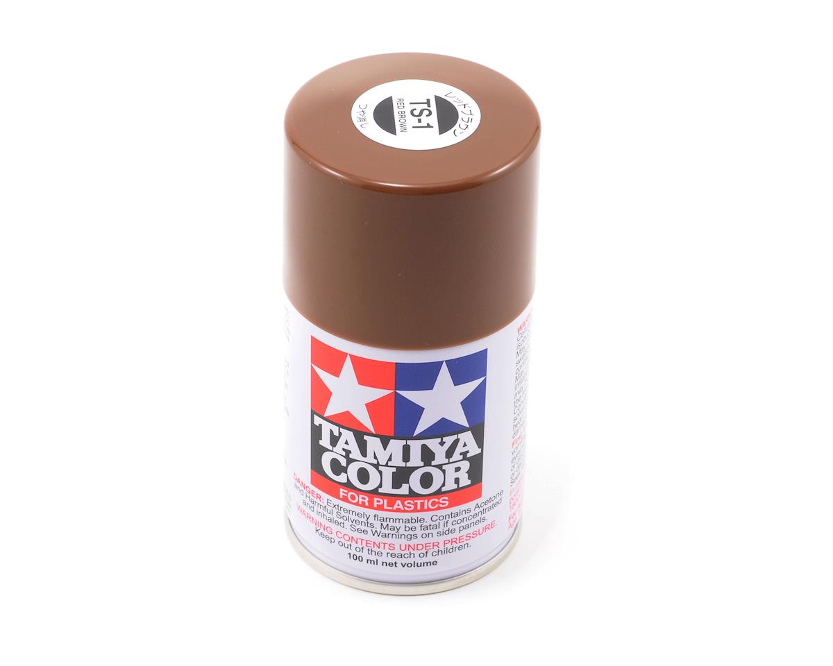 Tamiya 85001 TS-1 Red Brown Lacquer Spray Paint 100ml
