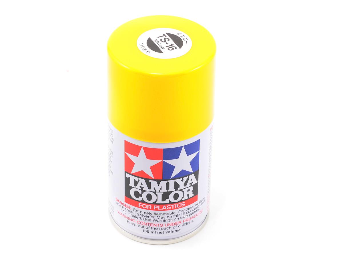 Tamiya 85016 TS-16 Yellow Lacquer Spray Paint 100ml