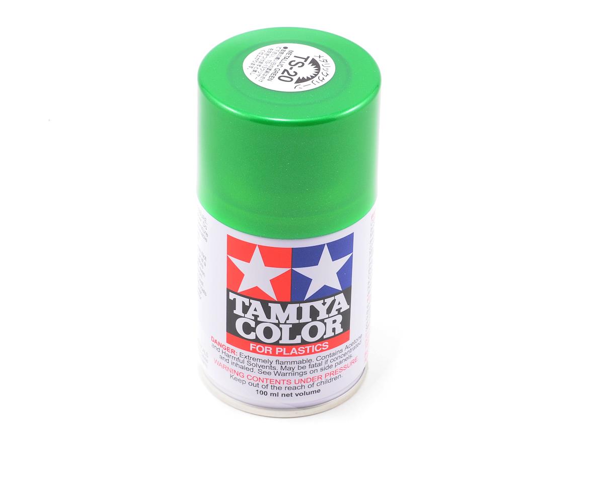 Tamiya 85020 TS-20 Metallic Green Lacquer Spray Paint 100ml