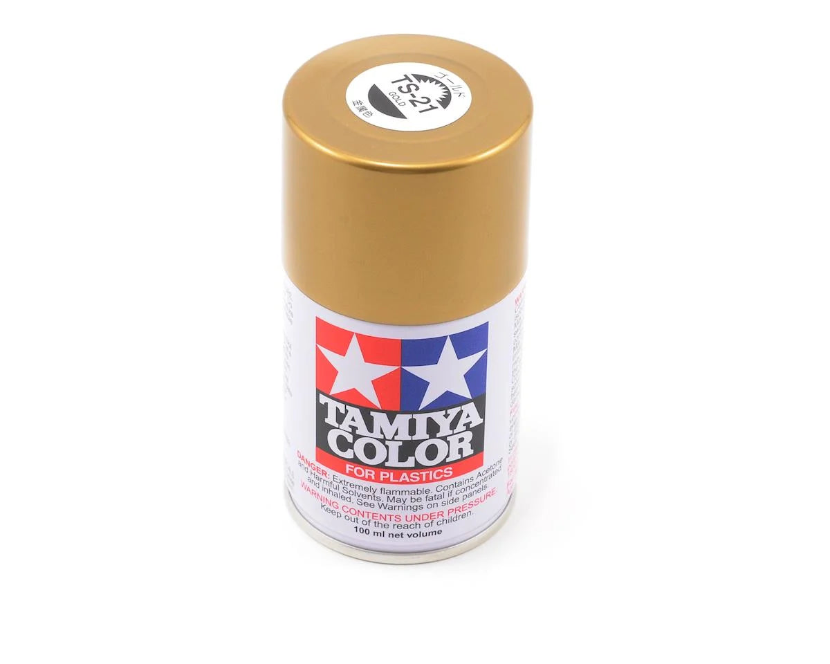 Tamiya TS-84 Metallic Gold Lacquer Spray Paint (100ml)