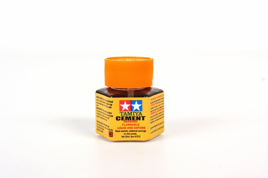 Tamiya TAM87012 Plastic Cement, 20ml Bottle
