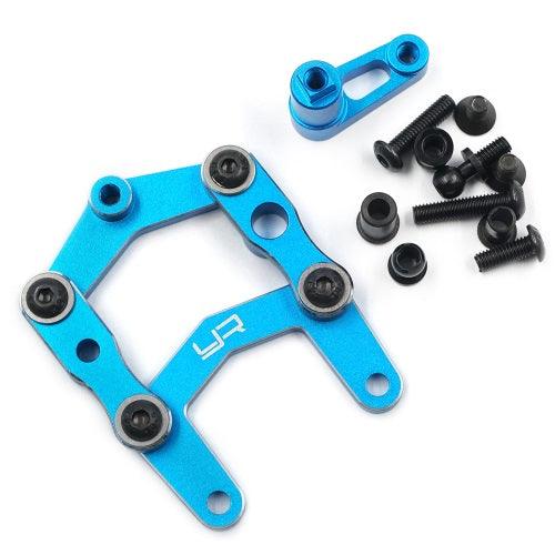 Yeah Racing TASW-007BU Aluminum Steering Set Blue Tamiya SW-01