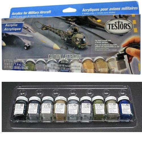 Testors 9136 Aircraft Acrylic Paint SetFOr Plastic Modle Kit